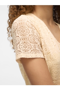 Vero Moda VMMAYA SS V NECK TOP JRS birch