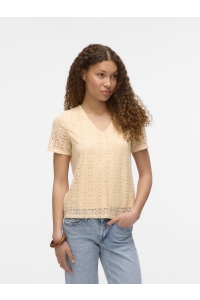 Vero Moda VMMAYA SS V NECK TOP JRS birch