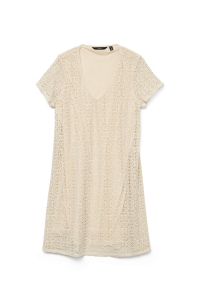 Vero Moda VMMAYA SS V NECK SHORT DRESS JRS VO birch