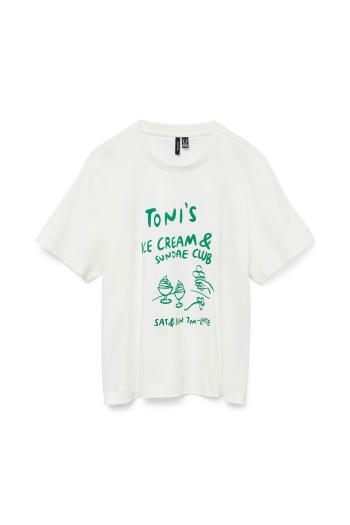 Vero Moda VMSONYA METTE SS TOP BOX JRS GA