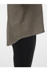 Vero Moda VMMELANEY QUEENY SS SHIRT WVN GA brindle