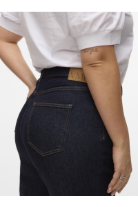 Vero Moda VMCTESSA HR WIDE J RA369 GA CUR NOO: dark blue denim/rinse
