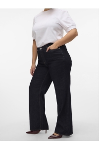 Vero Moda VMCTESSA HR WIDE J RA369 GA CUR NOO: dark blue denim/rinse