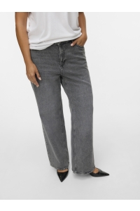 Vero Moda VMCTESSA HR WIDE J RA206 GA CUR NOO: medium grey denim