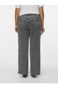 Vero Moda VMCTESSA HR WIDE J RA206 GA CUR NOO: medium grey denim