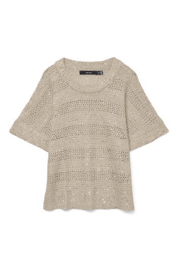 Vero Moda VMLEILANI STRIPE SS O-NECK PULLOVER
