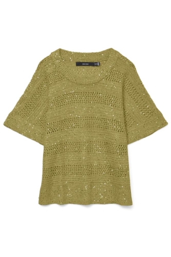 Vero Moda VMLEILANI STRIPE SS O-NECK PULLOVER