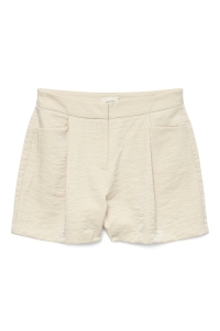 Vero Moda VMLIANA MW SHINY SHORTS oatmeal