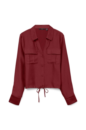 Vero Moda VMTOMA LS TIE SHIRT WVN