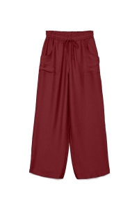 Vero Moda VMTOMA HW STRAIGHT PANTS WVN syrah