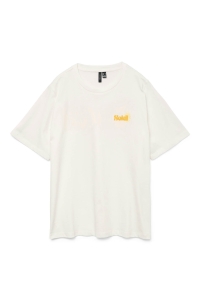 Vero Moda VMDORIS CATY SS TOP BOX JRS GA snow white/soleil