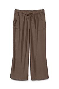 Vero Moda VMCTOMA HW STRAIGHT PANTS WVN CUR cocoa brown