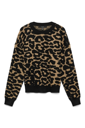 Vero Moda VMSILJEANIMAL LS O-NCK PULLOVER GA :