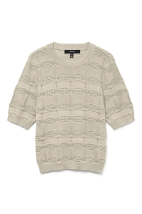 Vero Moda VMMARVELOUS SS O-NECK PULLOVER birch