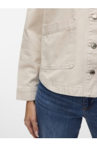 Vero Moda VMJAMIE LS DENIM SHACKET MIX GA NOO: birch