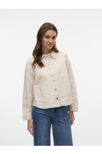 Vero Moda VMJAMIE LS DENIM SHACKET MIX GA NOO: birch
