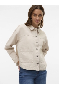 Vero Moda VMJAMIE LS DENIM SHACKET MIX GA NOO: birch