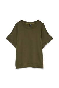 Vero Moda VMHALI SS TOP JRS grape leaf