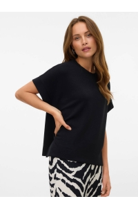 Vero Moda VMHALI SS TOP JRS black