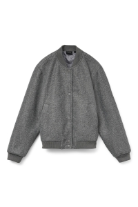 Vero Moda VMFORTUNE SHORT BOMBER JACKET GA NO: medium grey melange