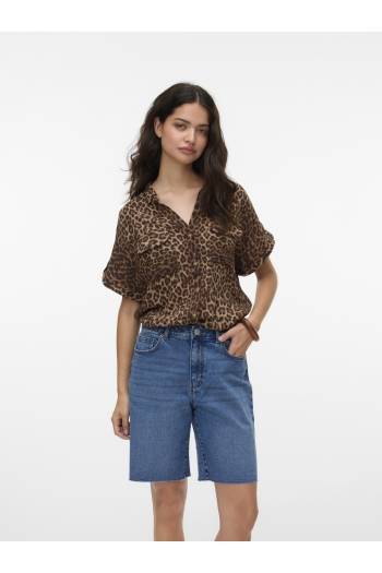 Vero Moda VMBUMPY SS SHIRT AOP WVN GA NOOS