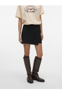 Vero Moda VMMELINA HW SHORT SKORT SOLID NOOS black