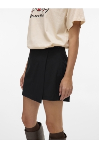 Vero Moda VMMELINA HW SHORT SKORT SOLID NOOS black