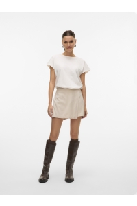 Vero Moda VMMELINA HW SHORT SKORT SOLID NOOS silver lining