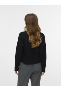 Vero Moda VMGOLD ART LS O-NECK PULLOVER black