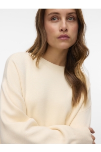 Vero Moda VMGOLD ART LS O-NECK PULLOVER birch