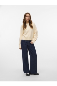 Vero Moda VMGOLD ART LS O-NECK PULLOVER birch