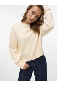 Vero Moda VMGOLD ART LS O-NECK PULLOVER birch