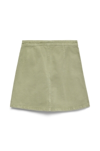 Vero Moda VMLIZA MR SHORT DENIM WRAP SKIRT GA: laurel wreath/washed