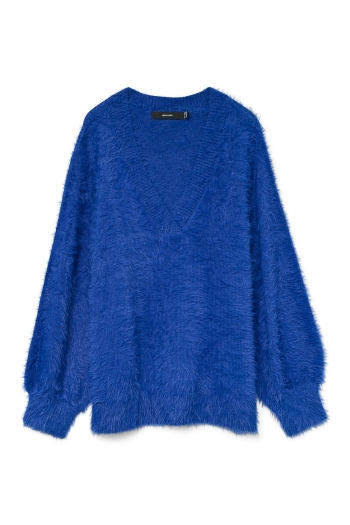 Vero Moda curve VMCPOILU LS V-NECK PULLOVER BOO CUR