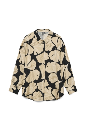 Vero Moda VMCLUCY IBEN LS O/S SHIRT WVN GA CU: