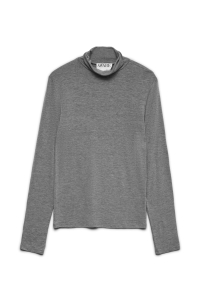 Vero Moda AWGLESHA LS ROLL NECK TOP NOOS medium grey melange