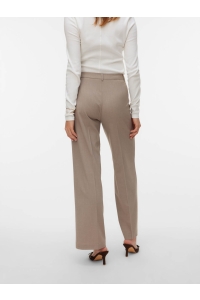 Vero Moda VMTEXAS MW STRAIGHT PANT NOOS moon rock/melange
