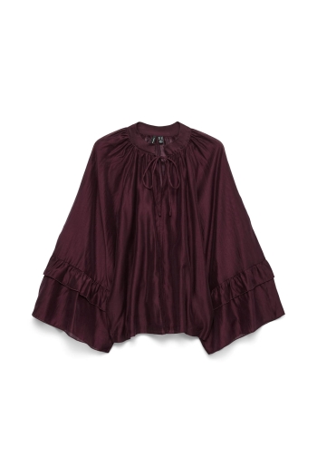 Vero Moda VMJENNA 7/8 FRILL TOP WVN GA