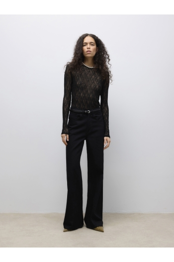 Vero Moda AWTESSY LS O-NECK LACE TOP NOOS