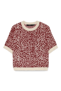 Vero Moda VMWOW 2/4 O-NECK PULLOVER birch/w. syrah