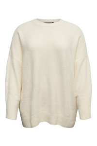 Vero Moda VMCBOOM LS O-NECK PULLOVER GA NOOS : birch/melange