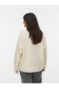 Vero Moda VMCBOOM LS O-NECK PULLOVER GA NOOS : birch/melange