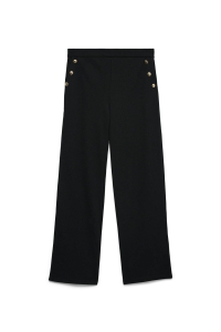 Vero Moda VMHEATHER MW PANT WVN BTQ GA black