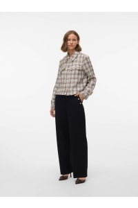 Vero Moda VMHEATHER MW PANT WVN BTQ GA black