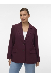 Vero Moda VMCMICHELL LS OVERSIZED BLAZER CUR winetasting