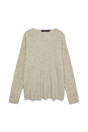 Vero Moda VMCREWLEFILEGLITTER LS V-NK PULLOV