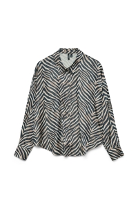 Vero Moda VMVINA SONYA LS SHIRT WVN GA black/sonya