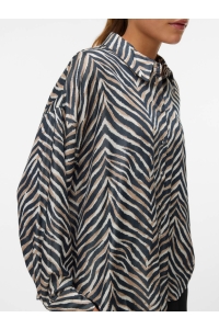 Vero Moda VMVINA SONYA LS SHIRT WVN GA black/sonya