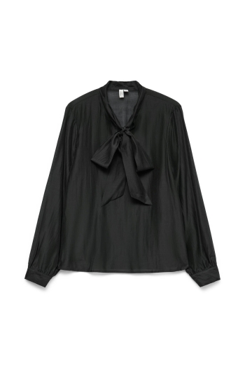 Vero Moda VMHALSTON L/S BOW TOP WVN BTQ