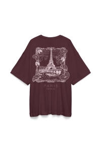 Vero Moda VMHAILEY SS OVERSIZED BOX JRS NOOS biking red/paris